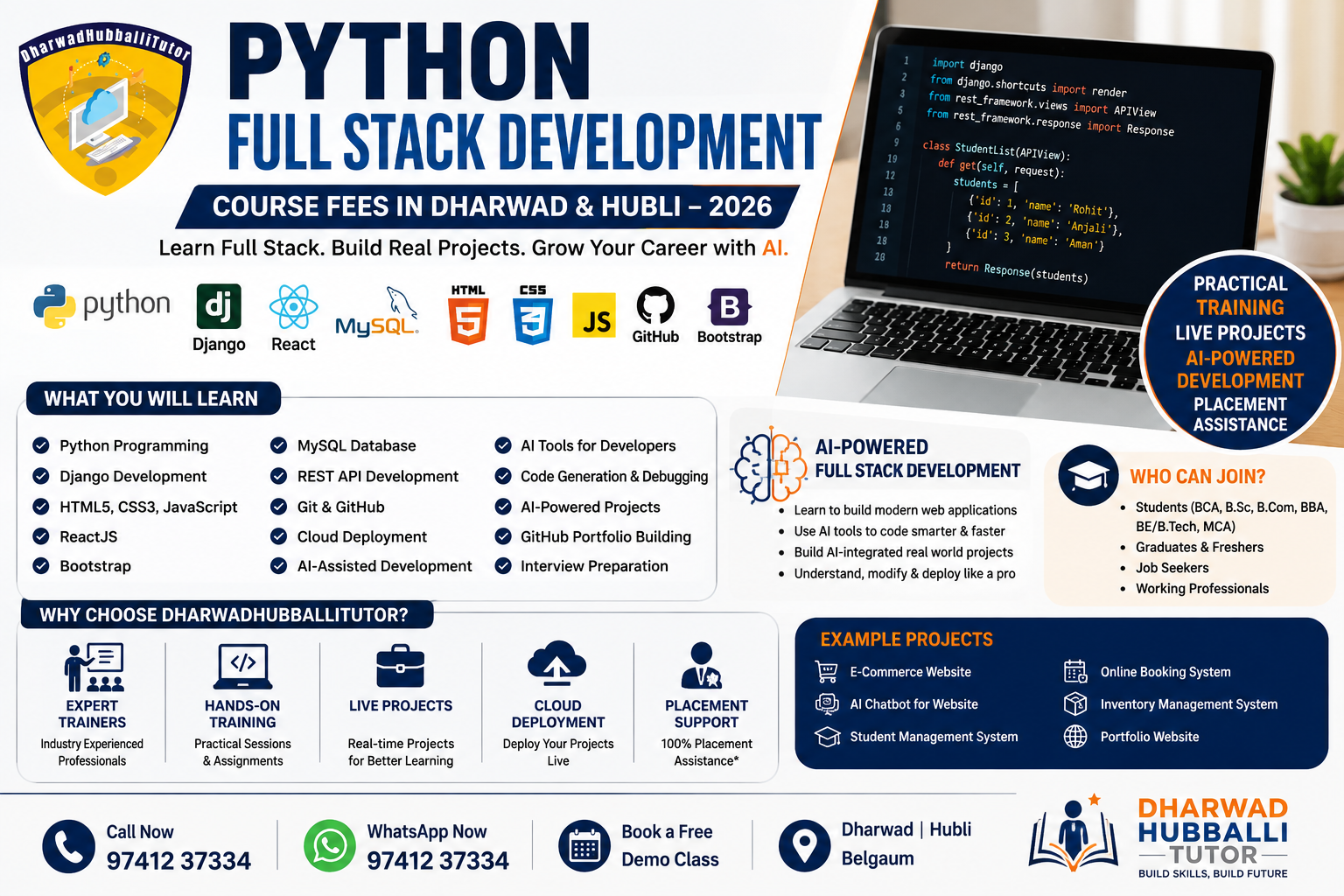 Python-full-stack-development-course-fees-dharwad-hubli